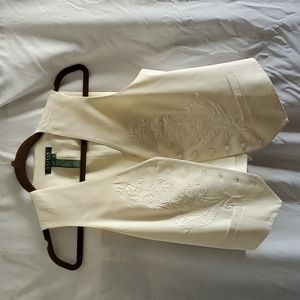 Ralph Lauren 100% Silk vest